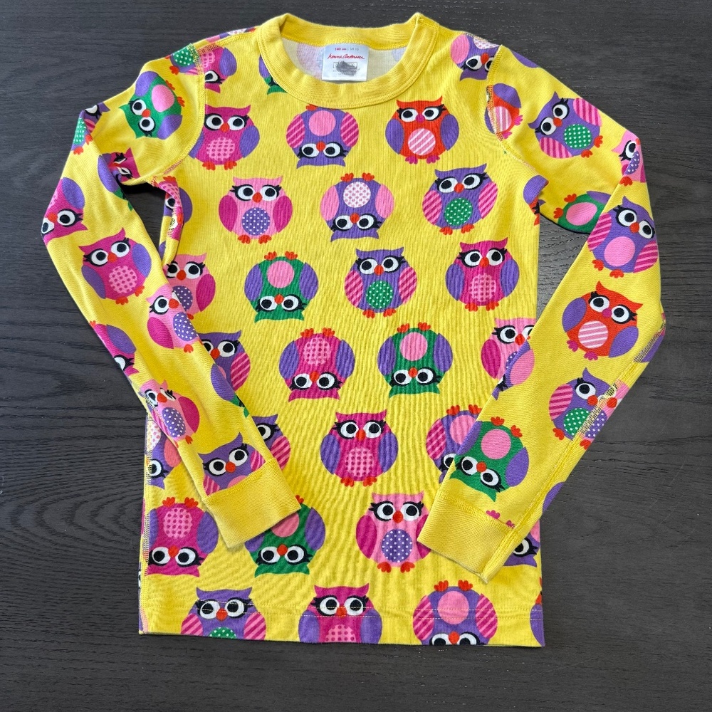 Hanna‎ Andersson Girls Long Sleeve Pajamas Top Size 10(140 Cm)